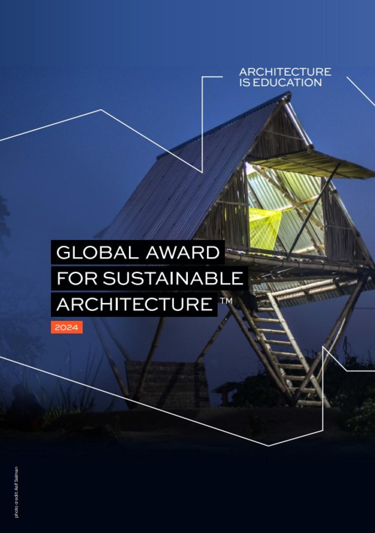 GLOBAL AWARD FOR SUSTAINABLE ARCHITECTURE