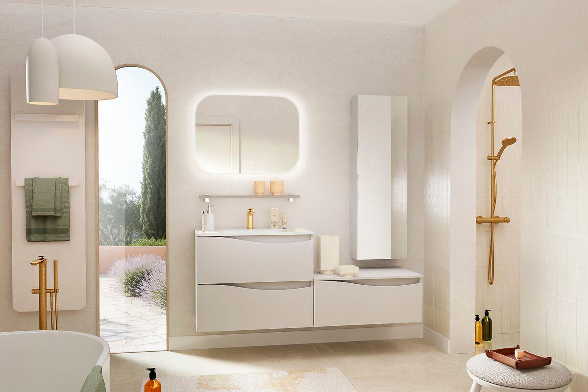 Avec la teinte Pantone Cloud Dancer, Delpha capte l'air du temps et signe des espaces où le blanc devient tendance. À travers ses collections Unique et Delphy, la marque compose un décor à la fois chaleureux et contemporain.