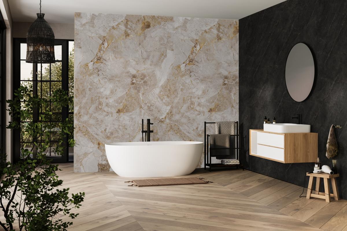 Une approche complète de l'habillage mural pour la salle de bains     